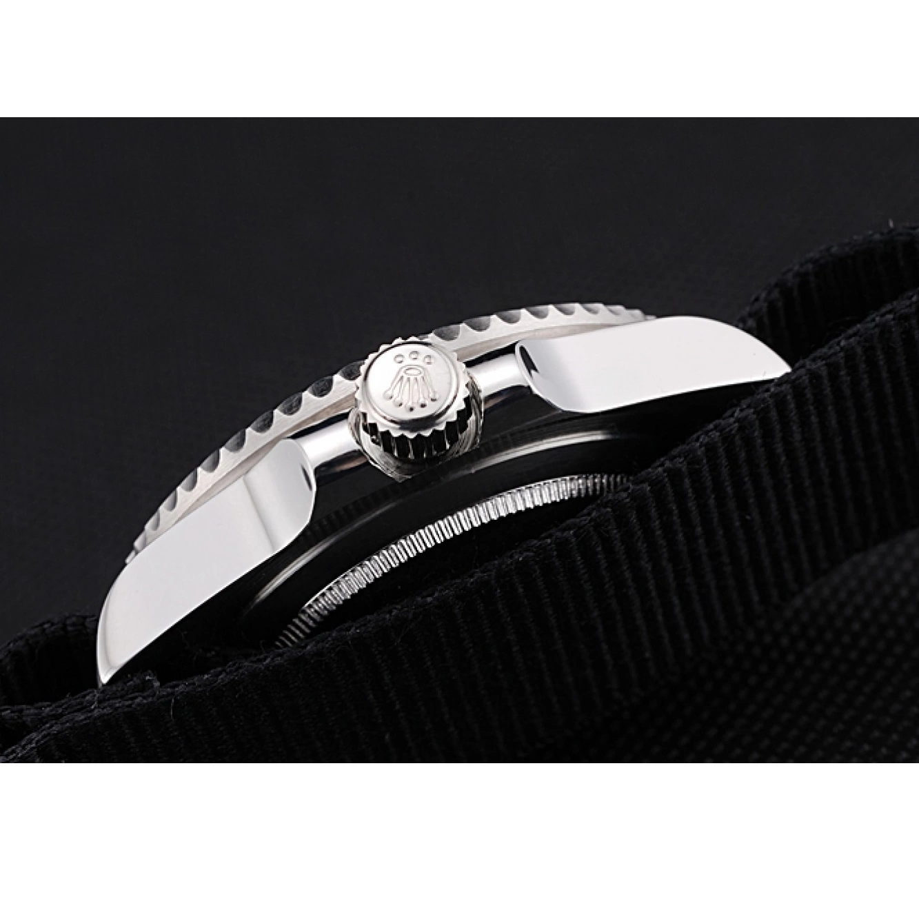MiroTime 0814 Rolex Submariner STEALTH MK IV Black Fabric Band rl424 621386